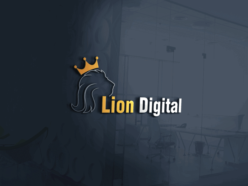 Lion Degital Logo Design