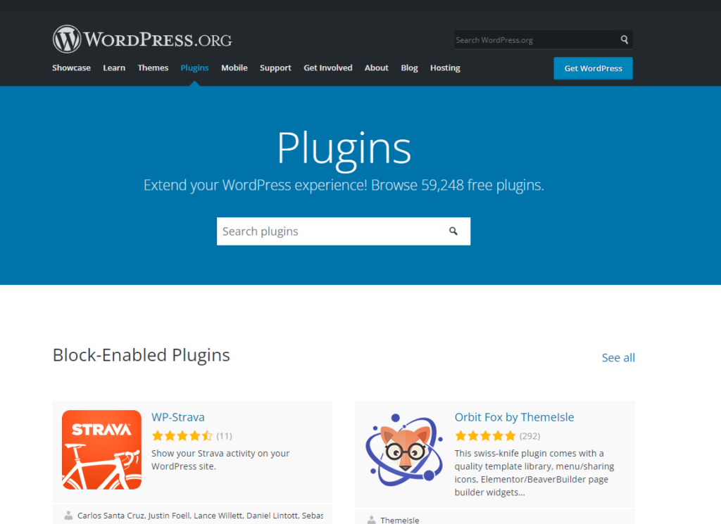 WP Official plugin and theme repository