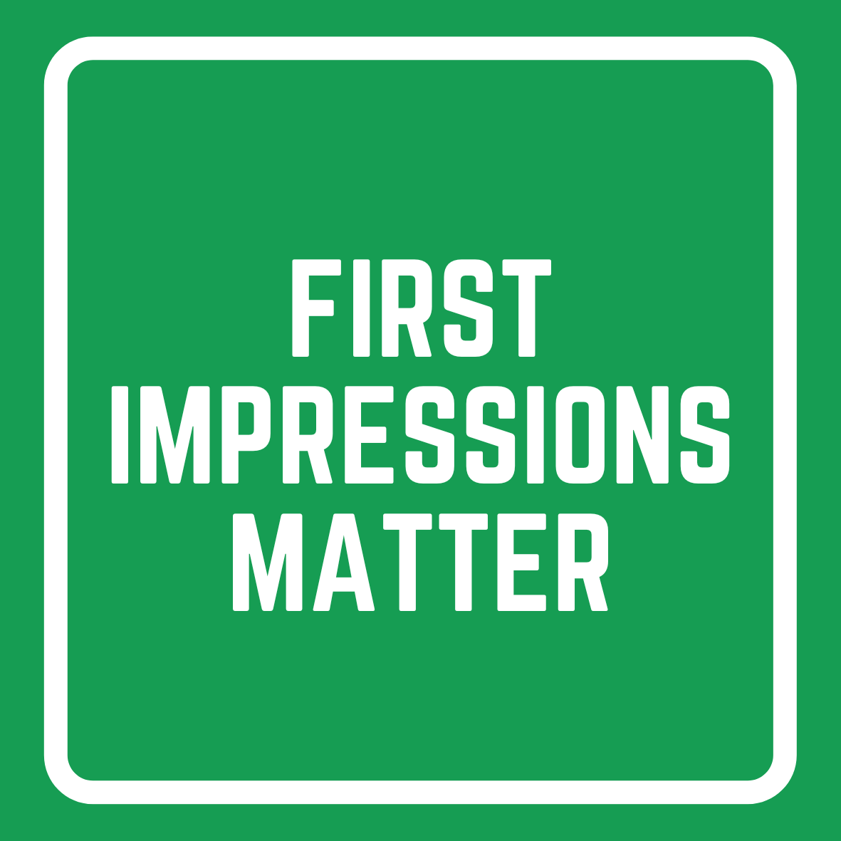 First Impressions matter in web design