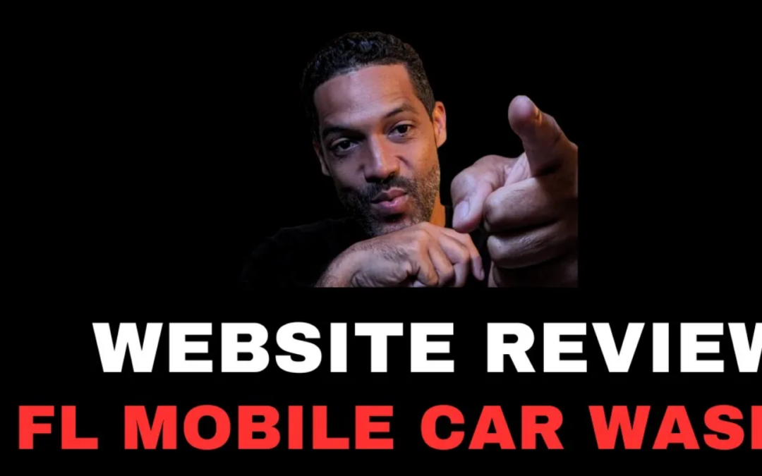 Mobile Car Wash Website CRO